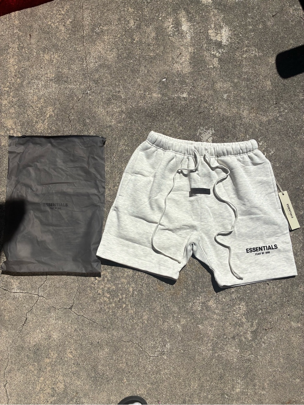 Light Grey Essentials Men’s Shorts